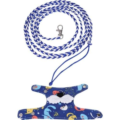 Small Pet Harness Vest Lead Leash with Angel Wings for Gerbil Rat Mouse Chinchilla Ferret Squirrel Outdoor Walking