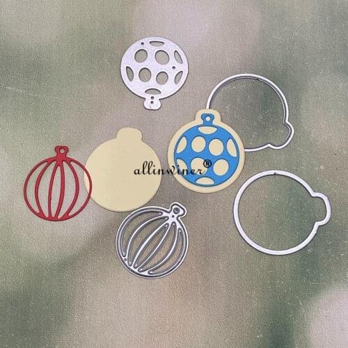 Christmas balls Metal Cutting Dies Stencils Die Cut for DIY Scrapbooking Album Paper Card Embossing