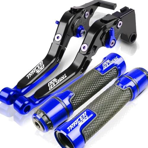 For YAMAHA TRACER700 GT TRACER 700 gt 2018 - 2020 2019 Motorcycle CNC Brake Clutch Levers Handlebar Grip Handle Hand Grips