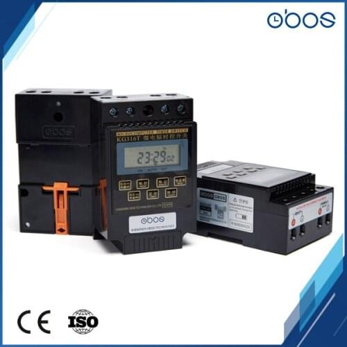 6 pcs free shipping timer switch 220V din rail programmable digital timer with 10 times on/off per day time set range 1min-168H