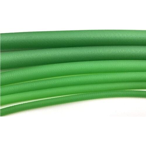 1meter Polyurethane belt PU round belt with green belt meltable cord
