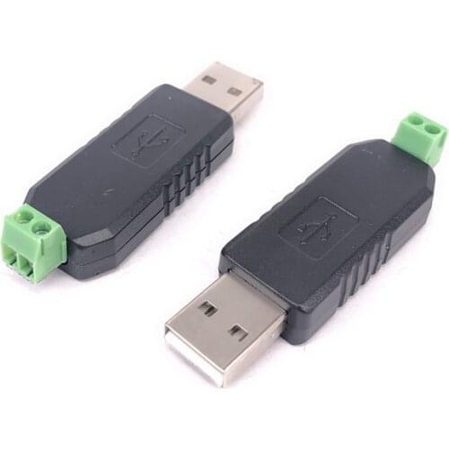 10pcs/lot USB to RS485 485 Converter Adapter Support Win7 XP Vista Linux Mac OS WinCE5.0