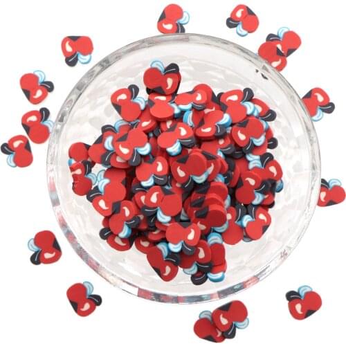 100pc/pack Purple Series Owl Butterfly Soft Polymer Clay Sprinkles DIY Fruit Filler Polymer Clay Slices For Phone case