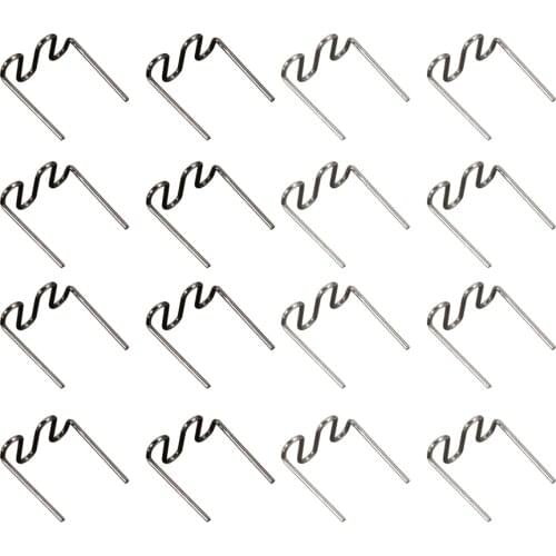 100PCS Hot Plastic Stapler Bodywork Repairs Metal Hine Welder Wires Pre Cut 0.6/0.8mm Stainless Steel Staples Bumper