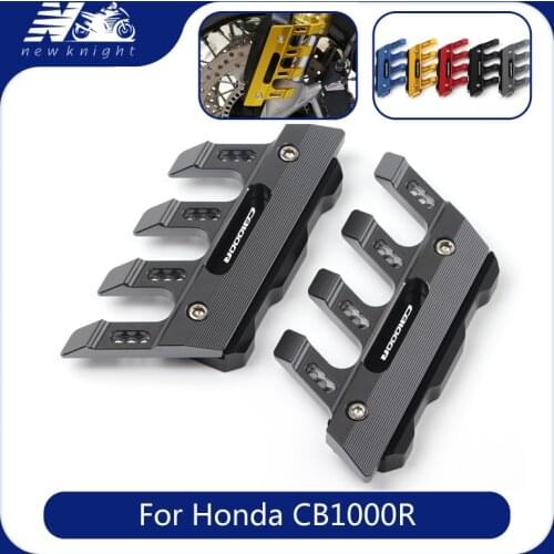 With Logo 5 Colors For Honda CB1000R cb1000r Motorcycle Accessories CNC Aluminum Front Mudguard Anti-Drop Slider Protector Cover