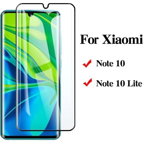 Mobile Phone Glass Accessories For Xiaomi Note 10 Lite 10Lite Protective Glass ksiomi Note10 10 Light Screen Protector Case Glas
