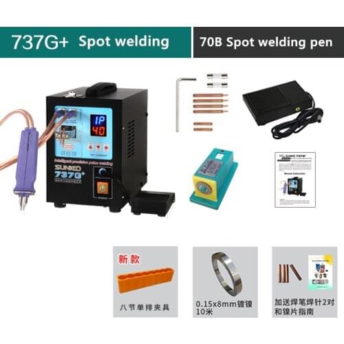 737G + Battery Spot welder Machine 4.3KW Automatic Pulse 18650 Battery Welding Machine With A High Power Spot Welding Pen