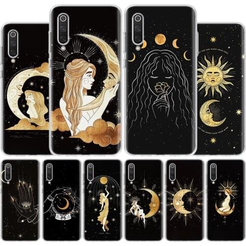 Witches Moon Tarot Mystery Totem Cover Phone Case For Xiaomi Redmi Note 10 9 9S 8T 8 7 6 5 9A 6A 7A 8A 9C K20 S2 Pro Luxury Soft