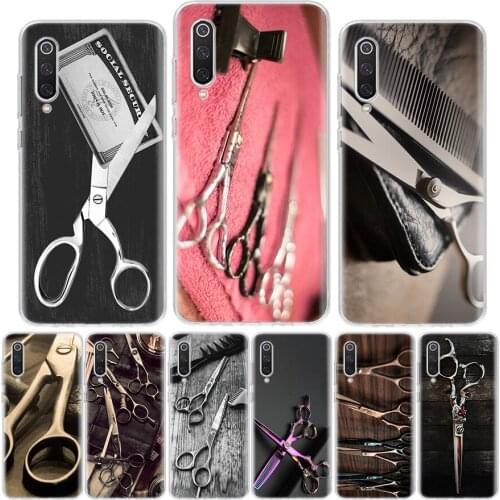 Hair Stylist Scissors Brush Phone Case For Xiaomi Redmi Note 10 9 9S 9C 9A 8 8T 8A 7 7A 6 6A 5 5A Pro S2 K20 K30 Coque