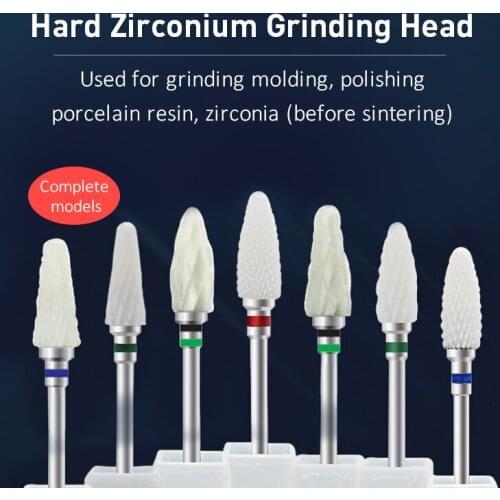 Porcelain material hard zirconium grinding head Zirconia engraving grinding head Polishing stone grinding wheel Dental materials
