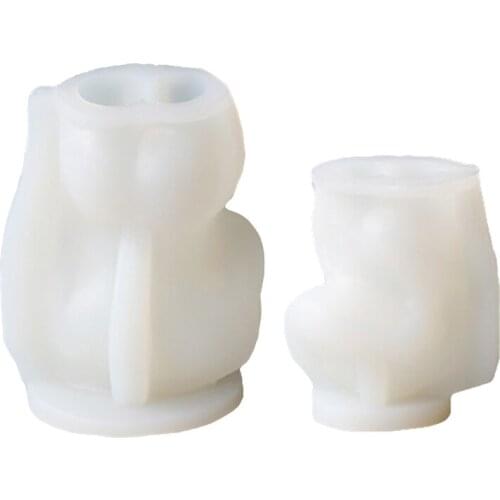 Crystal Epoxy Resin Mold Mannequins Candle Aromatherapy Silicone Mould DIY Crafts Wax Plaster Soap Casting Tool
