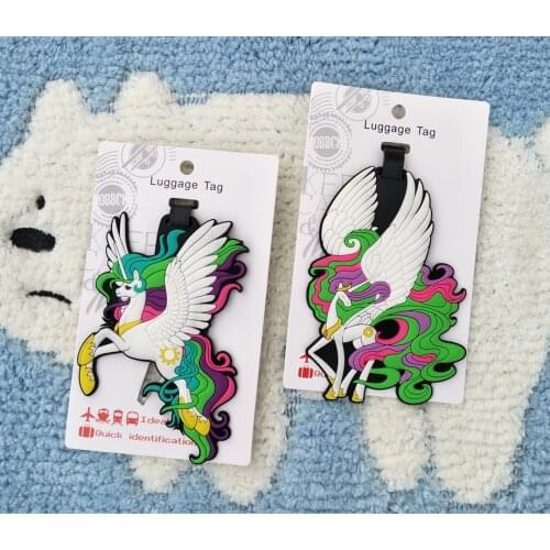 IVYYE My Ponysss Anime Travel Accessories Luggage Tag Suitcase ID Address Portable Tags Baggage Labels Gifts New