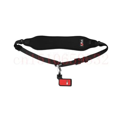 2pcs Camera Strap Rapid Quick Single Shoulder Black Belt Strap for canon 5D2 5D3 5D4 1DX Nikon D3100 D3200 D7000 DSLR camera