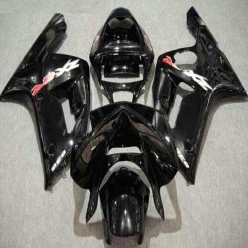 Motorcycle Fairing kit for KAWASAKI Ninja ZX6R 03 04 ZX6R 636 2003 2004 Cool gloss black ABS Fairings set