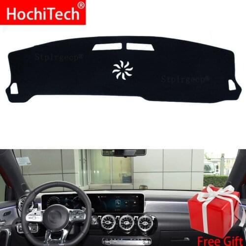 Car Dashboard Avoid Light Pad Instrument Platform Desk Cover Mats Carpets for Mercedes Benz A-Class W177 A160 A180 A200 A45