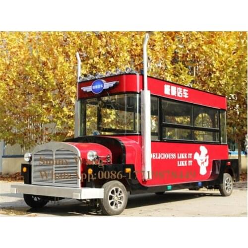 Multi-function electric mobile vintage car/mobile anticient cart/electric vintage food car