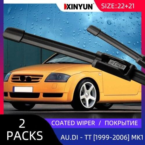 Wiper LHD Front Coated Wiper Blades For For Audi TT MK1 1999 - 2006 8N3 8N9 Windshield Windscreen Front Window 21"+21"