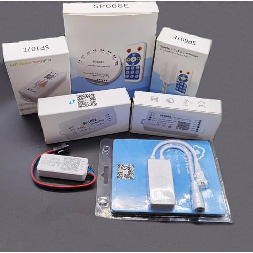 DC5V-24V SP105E SP110E WS2812B WS2811 SK6812 Led Strip Light RGB Controller Wifi SP108E SP501E Music SP107E SP601E