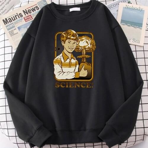 Satan Unisex Hoodie Science Scary Evil Sweatshirt Unique Horror Psychedelic Clothes O-neck Long Sleeve Pullovers Women/men