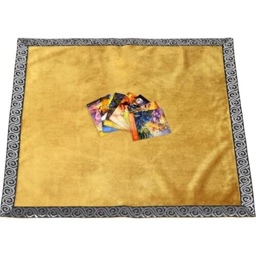 Thickened Velvet Divination Altar Cloth Board Game Tablecloth Card Pad with Bag E56D