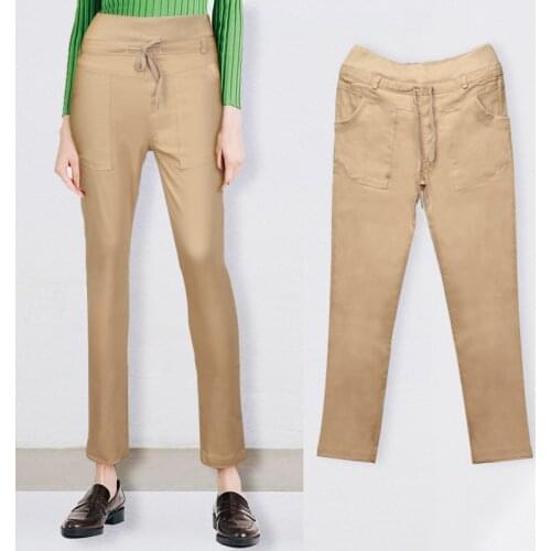 ZAPUYO Women's Straight Trousers