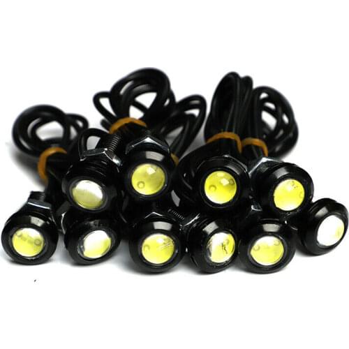 1Pcs 12V 10W 18MM LED Eagle Eyes Car Daytime Running Light Reverse Parking DRL Lamp Auto Parking Bulb Car led lights
