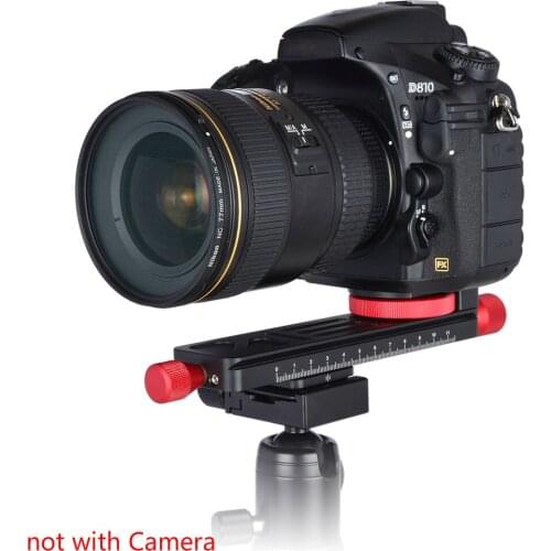 160mm Aluminum Alloy Macro Focusing Rail Slider Close-up Shooting Tripod Head for Canon Nikon Sony A7 A7SII A6500 DSLR Camera