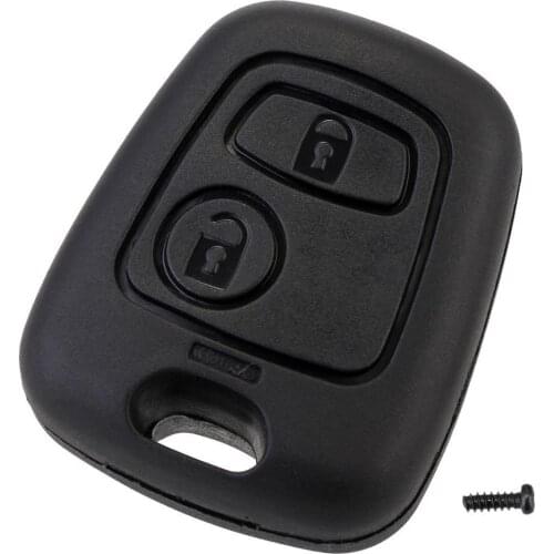 2 Button Car Key Cover Fob Case Shell for Citroen C1 C2 C3 C4 Peugeot 307 107 207 407