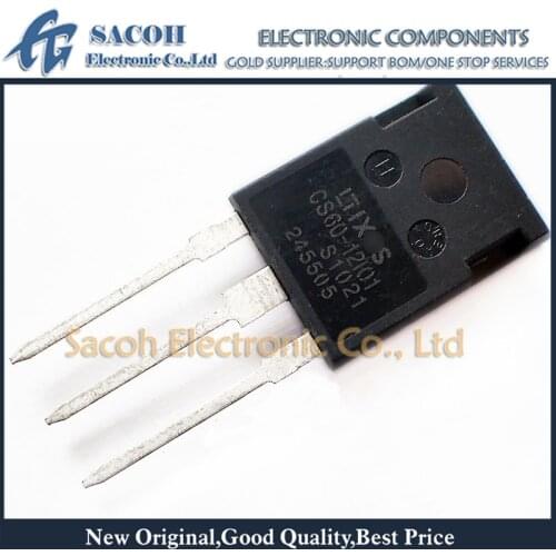 Free shipping 5Pcs CS60-12IO1 CS60-12I01 or CS60-14IO1 or CS60-16IO1 TO-247MAX 60A 1200V Phase Control Thyristor