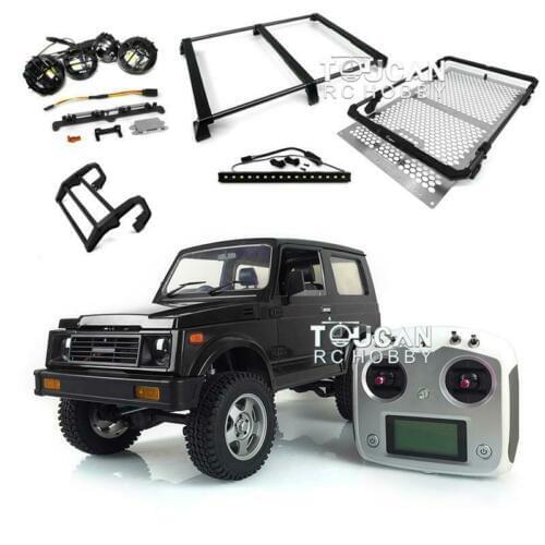 Capo Crawler 1/6 RC SIXER1 Model Car Samurai Jimny Motor Roof Light Rack Radio Painting THZH0561-SMT2