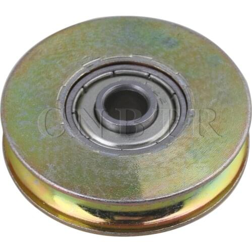CNBTR Color Steel Tile Groove Rail Pulley Passive Rolloer Wheel 6.4x38x8.3mm