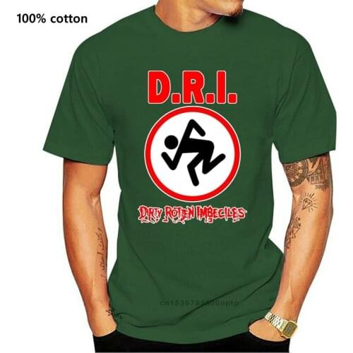 D.R.I. Dirty Rotten Imbeciles Rock Band Mens T-Shirt Black Good Quality
