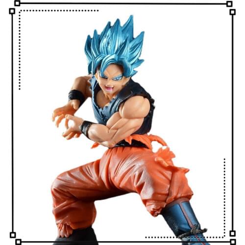 Dragon Ball Anime Figures Super Blue Goku Kakarotto Turtle Qigong Scene Anime Model Decoration Action Figures Toys For Children