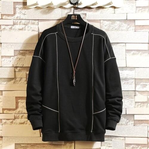 Men Street Reflective Sweatshirt 2021 Autumn Glow Hip Hop Pullover Unisex Designer Harajuku Casual Oversized Punk Hoodies 5XL