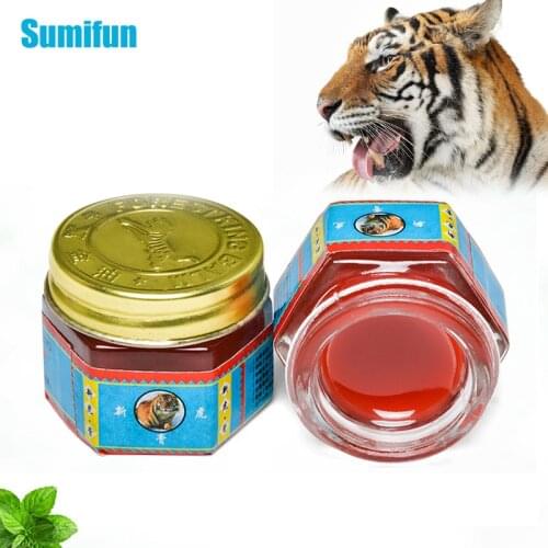 20g Tiger Balm Ointment Arthritis Joint Pain Patch Back Neck Muscle Rubs Headache Essential Oil Cool Cream Medical Plaster P0077