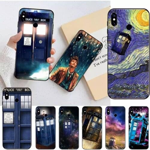 Tardis Doctor Who Police Box Phone Cases For Xiaomi Redmi note 7 8 9 t k30 max3 9 s 10 pro lite Luxury brand shell funda coque
