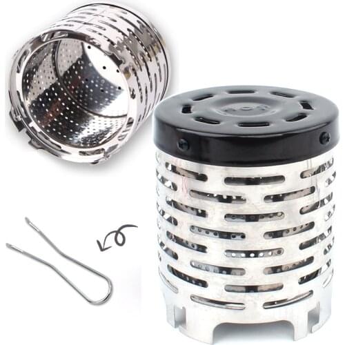 Durable Heater Stove Outdoor Tripod Gas Stoves Kitchen Accessorie Cooking Portable Stainless Steel Warmer Heating Cover Camping