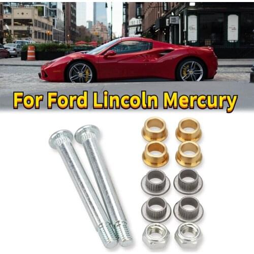 Car Front Door Hinge Pin And Bushing Repair Kit 2 Pins Lock Nuts 1 Door For Ford For Lincoln For Mercury Explorer Sport