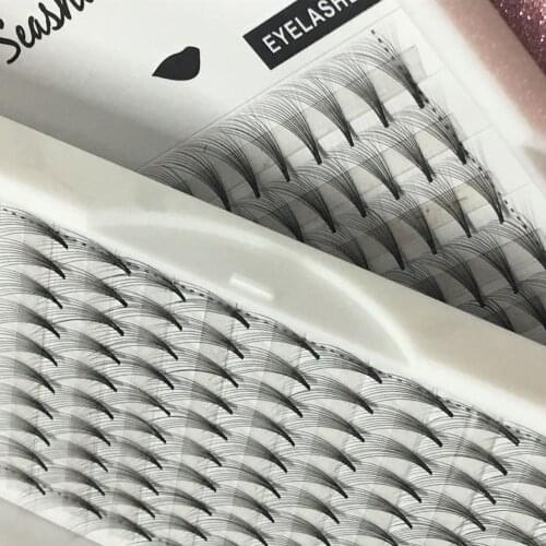 Seashine 10D luxury Lashes Premade Volume Fans Lashes Russia Volume Individual Eyelashes Extensions Custome Logo Free Shipping