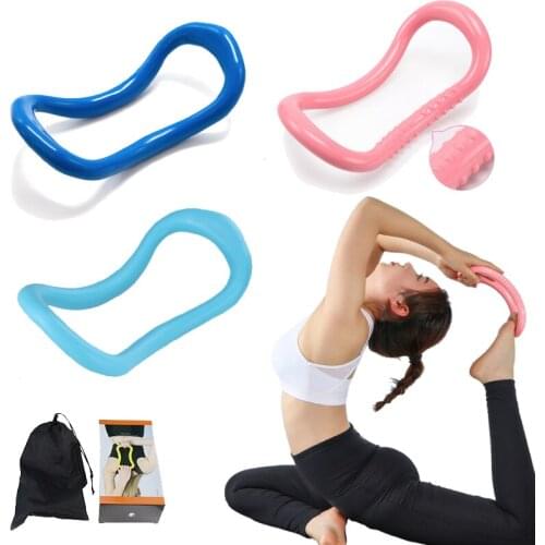 Yoga Magic Circle Ring Gym Home Fitness Stretch Ring Massage Equipment Pilates Bodybuilding Exercise Yoga Accessories
