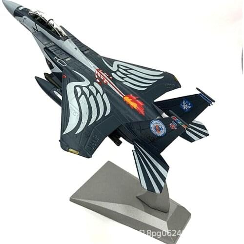 1:100 Aircraft F-15E Strike Eagle Simulation Alloy Aircraft Model Finished Decoration