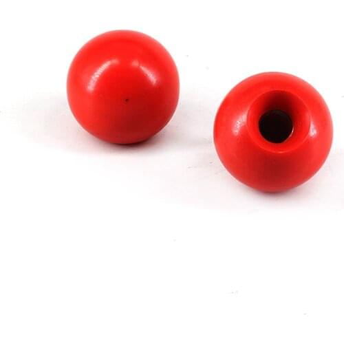 5pcs Bakelite Ball Knobs Iron Insert Red M6/M8/M10/M12 Ball Lever Knob Ball Handle Machine Tool Replacement