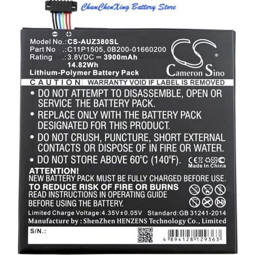 Cameron Sino 3900mAh Battery C11P1505 for Asus P022, P024, ZenPad 8.0 Z380C, ZenPad 8.0 Z380CX, ZenPad 8.0 Z380KL