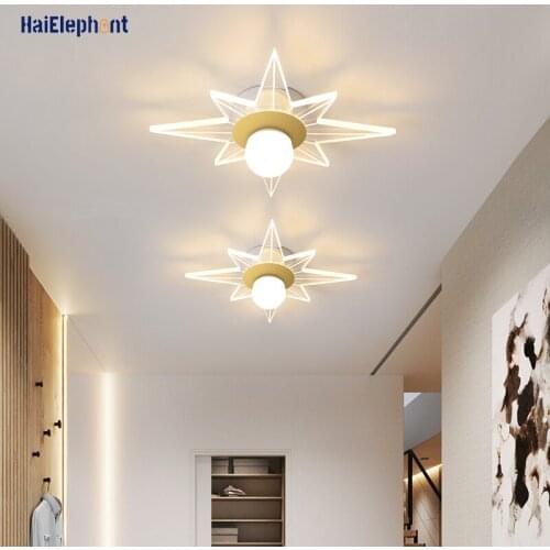 Gold White Creative Acrylic LED Chandelier Lights Indoor Lighting Living Room Bedroom Corridor Aisle Home Decor Lamps Luminaire