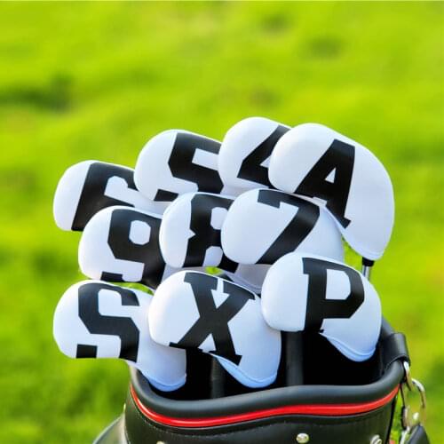 Golf irons Cover Simple fashion number Irons wedges Club protector Headcover Golf Headcover golf accessory