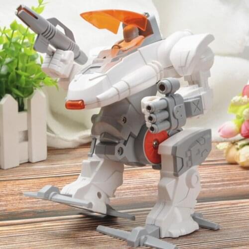 STEM Toys Children Science Experiment Kit Handmade Puzzle Assembling Toy Mech Warrior Model Building Block Kids Educational Toys
