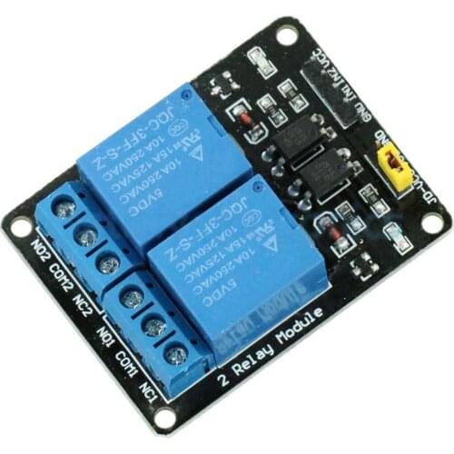 1PCS X 5V Two 2 Channel Relay Module Board Shield optocoupler F PIC AVR DSP ARM Arduino