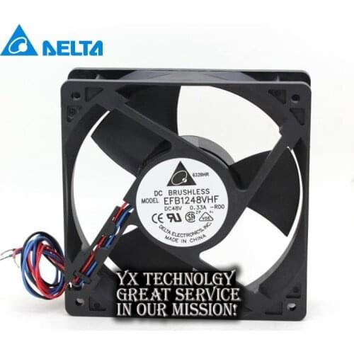 EFB1248VHF 48V 0.33A 12032 120mm 3 line ROO 12 cooling fan for Delta 120*120*32mm