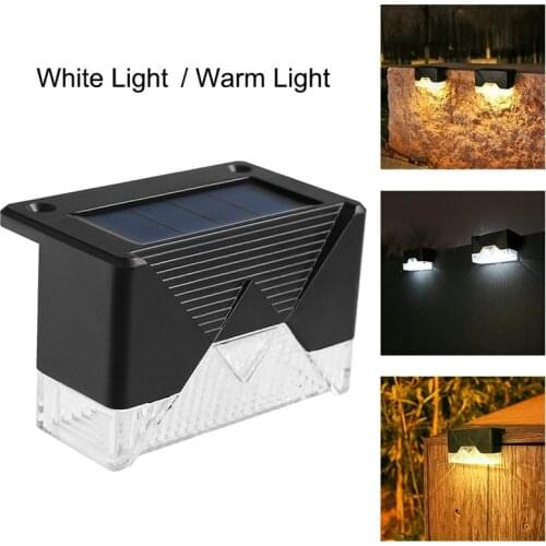 Solar Deck Lights Outdoor Led Solar Step Lights Outdoor Waterproof For Outdoor Stairs Fence Step Yard Patio Garden and Pathway