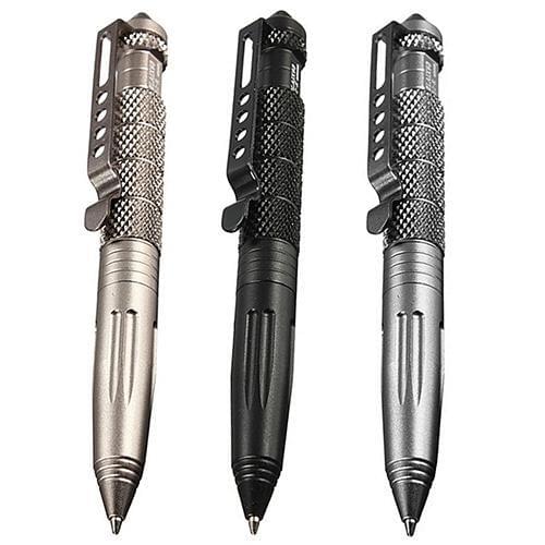 Personal Tactical Pen Aluminum Alloy Pocket pens Ballpoint Pen Multi-functional Tools Outdoor Self Defense Pen break glass